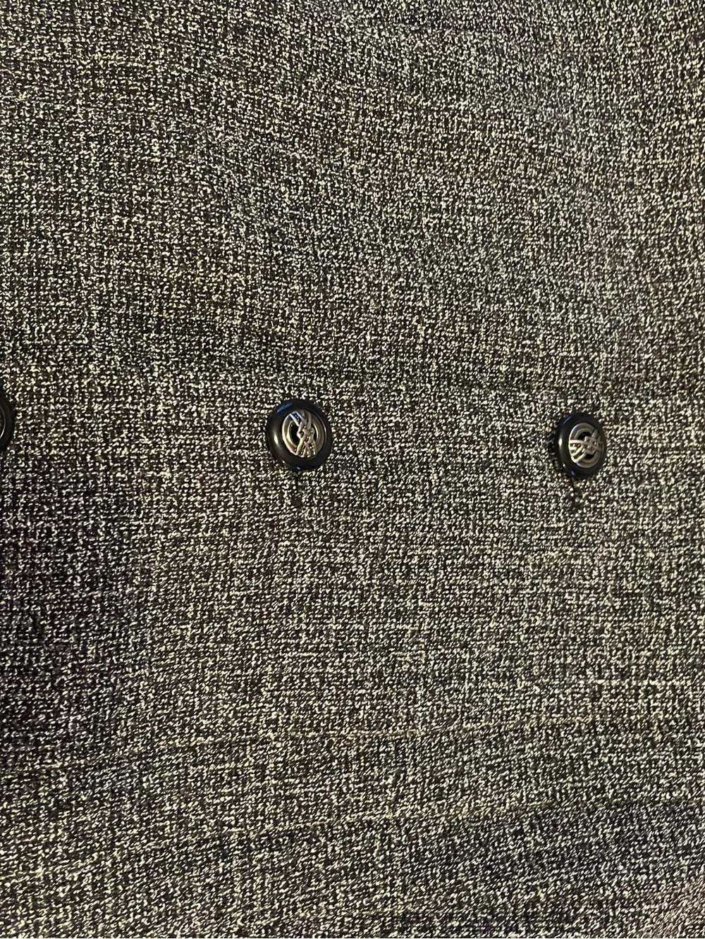 Danny Nicole Classic Women's Tweed Peplum Suit- Gray 22W - Picture 4 of 9